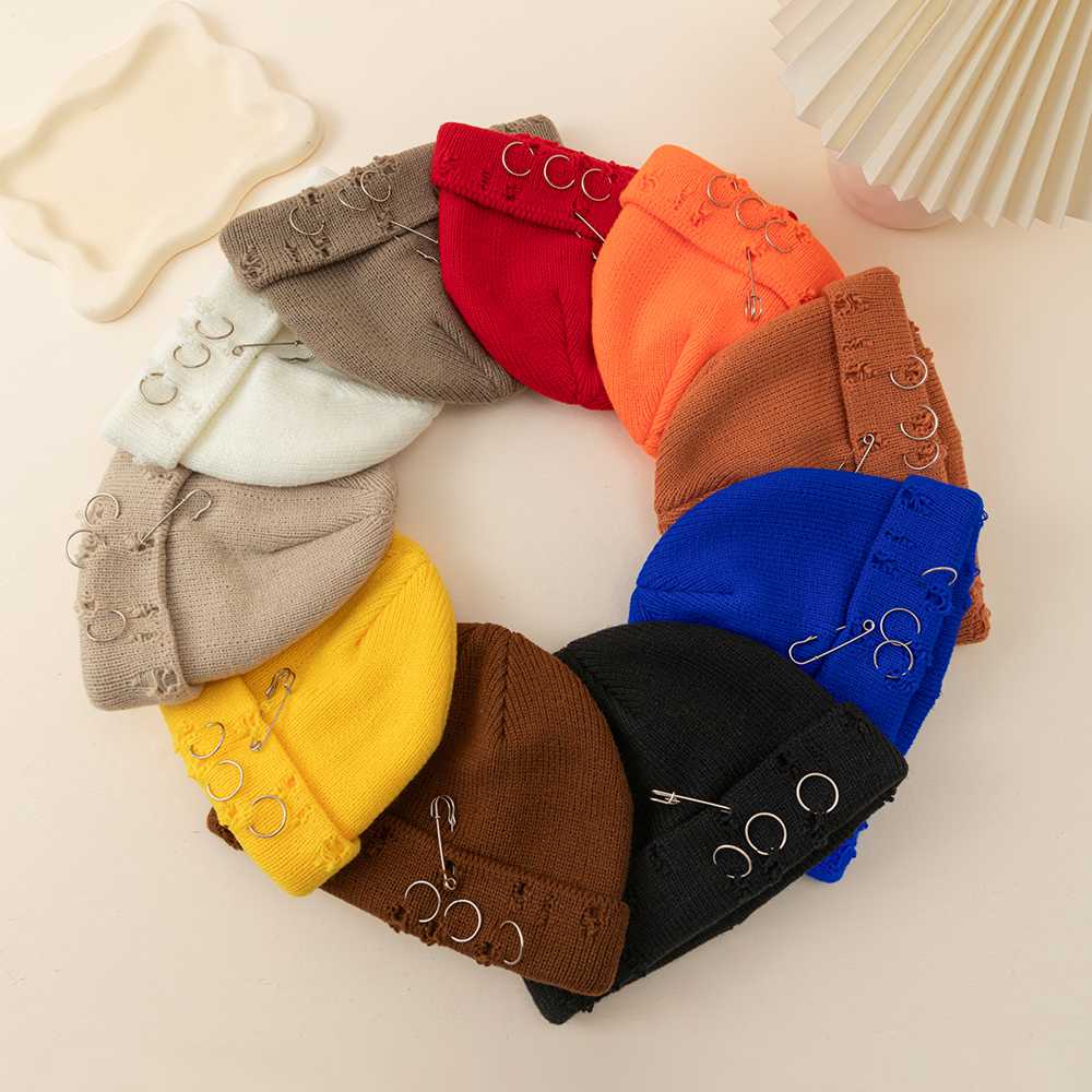 Adult Knitted Hat Knitted Beanie - 14